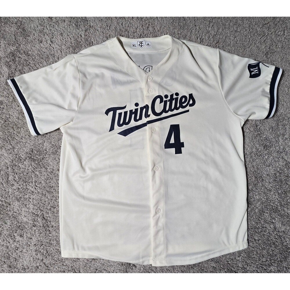 Cotopaxi MLB Minnesota Twins Carlos Correa #4 Jersey Cream Blue Adult XL